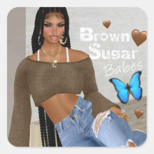 Bruine Sugar Babes Stickers 12
