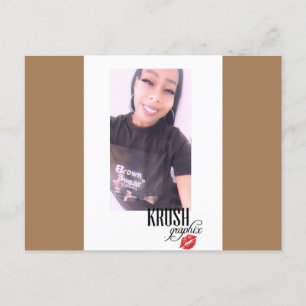 Bruine Sugar Babes x Ahsek Novel Briefkaart 1