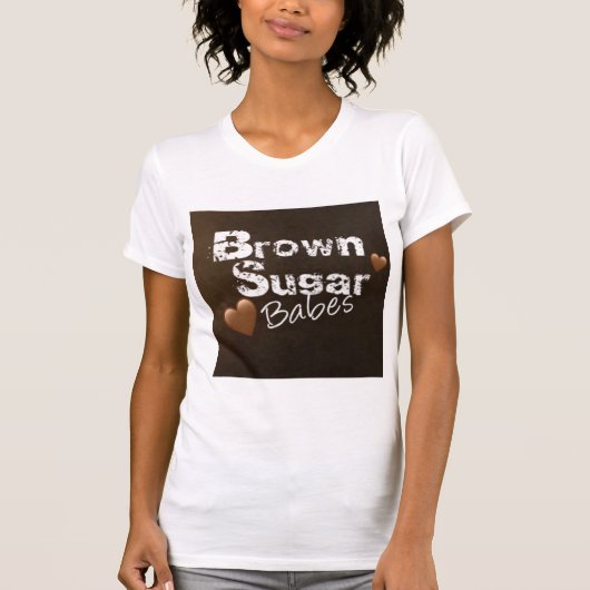 Bruine suiker babes T-shirt 3 (Voorkant)