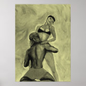 Bruine suiker herzien poster (Voorkant)