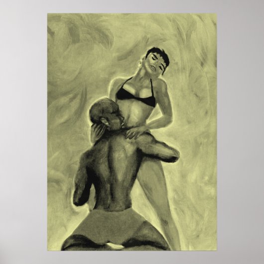 Bruine suiker herzien poster (Voorkant)