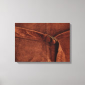 Bruine suiker met riem en sluiting canvas afdruk (Voorkant)