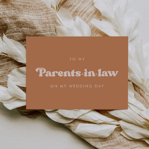 Bruine suiker naar mijn schoonouders-in-wet trouwd