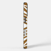 Bruine suiker Neutraal Zebra Case-Mate iPhone Case (Achterkant / Rechts)