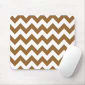 Bruine suiker Neutral Chevron Muismat (Met muis)