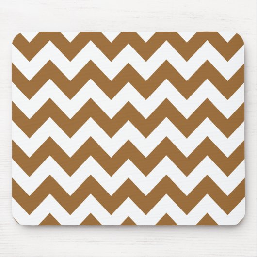 Bruine suiker Neutral Chevron Muismat (Voorkant)
