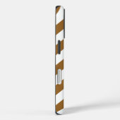 Bruine Suiker Neutrale Chevrons Case-Mate iPhone Case (Achterkant / Rechts)