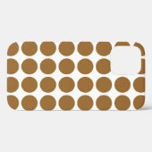 Bruine suiker Neutrale Stippen Case-Mate iPhone Case (Achterkant (horizontaal))
