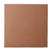 Bruine suiker (vaste kleur) tegeltje (Voorkant)