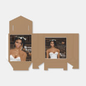 Bruine suikerbabes Gift Box 2 Bedankdoosjes (Uitgevouwen)