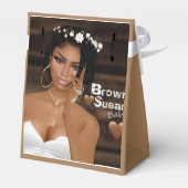 Bruine suikerbabes Gift Box 2 Bedankdoosjes (Achterkant)