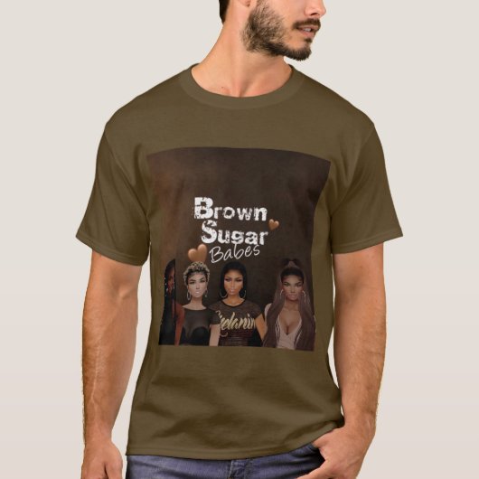 Bruine suikerbabes T-Shirt 1 (Voorkant)