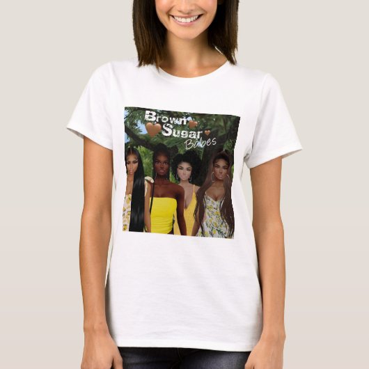 Bruine suikerbabes T-Shirt 8 (Voorkant)