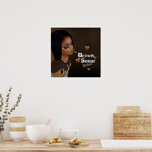 Bruine suikerbieten Poster 1 (Keuken)