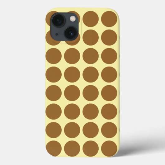 Bruine suikerriet Neutrale Stippen Case-Mate iPhone Case (Achterkant)