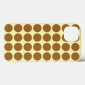 Bruine suikerriet Neutrale Stippen Case-Mate iPhone Case (Achterkant (horizontaal))