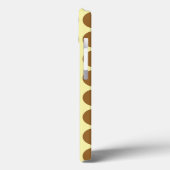 Bruine suikerriet Neutrale Stippen Case-Mate iPhone Case (Achterkant / Links)