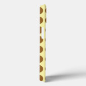 Bruine suikerriet Neutrale Stippen Case-Mate iPhone Case (Achterkant / Rechts)