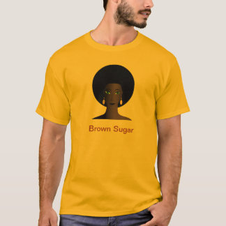 Bruine suikerriet T-shirt van Mannen