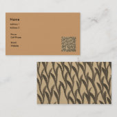 bruine takken visitekaartje (Voorkant / Achterkant)