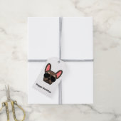Bruine Tan French Bulldog Gift Labels Cadeaulabel (Met Touw)