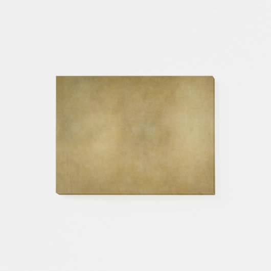  bruine Tan Parchment Persoonlijke Sjabloon Post-it® Notes (Voorkant)