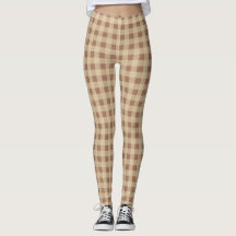 Bruine Tannige Beige Buffalo Plaid Geruite Trendy