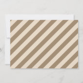 Bruine teddybeer baby shower foto-uitnodiging kaart (Achterkant)