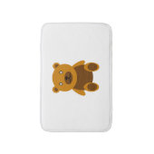 Bruine teddybeer clipart badmat (Voorkant Verticaal)