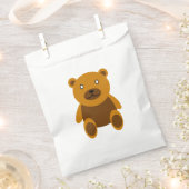Bruine teddybeer clipart bedankzakje (Geknipt)
