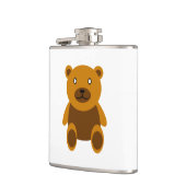 Bruine teddybeer clipart heupfles (Links)