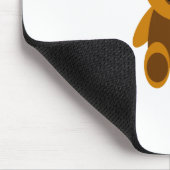 Bruine teddybeer clipart muismat (Hoek)