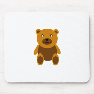 Bruine teddybeer clipart muismat