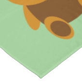 Bruine teddybeer clipart tafelkleed (Gekanteld)