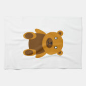 Bruine teddybeer clipart theedoek (Horizontaal)