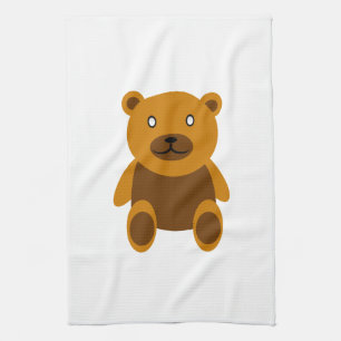 Bruine teddybeer clipart theedoek