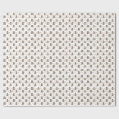 Bruine teddybeer, het is een jongen! douchebak cadeaupapier (Vlak)