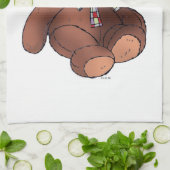 Bruine teddybeer theedoek (Gevouwen)