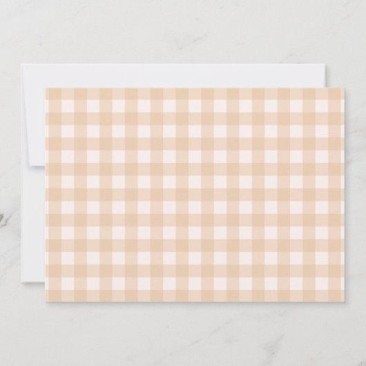 Bruine teddybeer verjaardagsuitnodiging beer ballo bedankkaart (Achterkant)