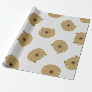 Bruine teddybeer Verpakkingspapier Cadeaupapier