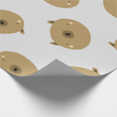 Bruine teddybeer Verpakkingspapier Cadeaupapier (Hoek)