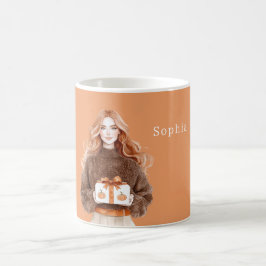 Bruine Teddydbeer Pompoenen Cadeau Koffiemok