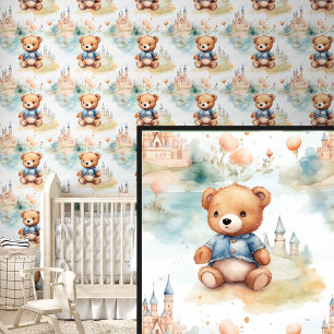 Bruine Teddys Berenvrienden & Kastelen Behang