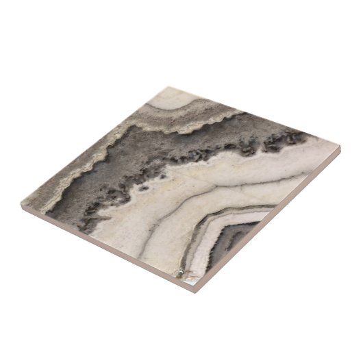 Bruine textuur tegeltje (Zijkant)