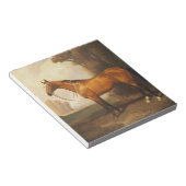  bruine thoroughbred Horse Notitieblok (Schuin)