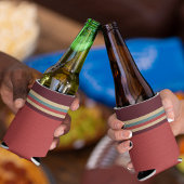 Bruine tinten Streep Blikjeskoeler