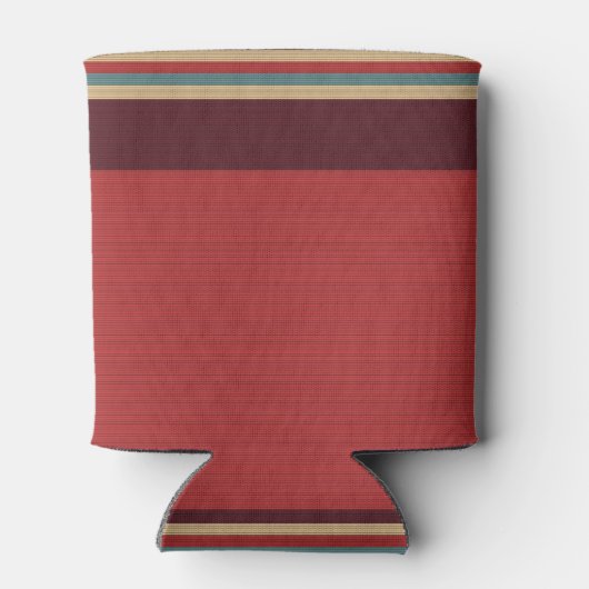 Bruine tinten Streep Blikjeskoeler (Achterkant)