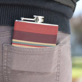 Bruine tinten Streep Heupfles