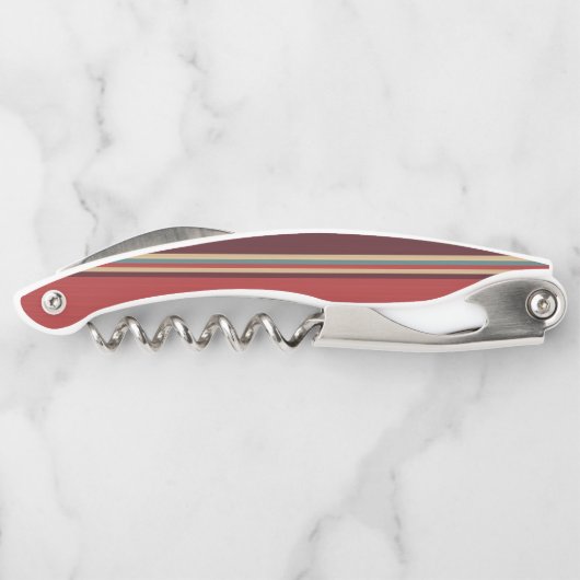 Bruine tinten Streep Kurkentrekker (Achterkant)