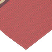 Bruine tinten Streep Lange Tafelloper (Hoek)